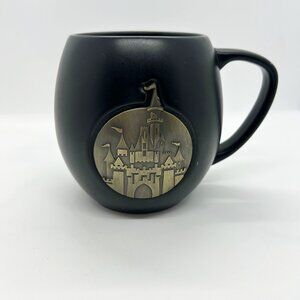 Disney Park Sleeping Beauty Castle Stoneware black mug